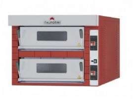 Four à pizza gamme TEKNO 2 chambres 12 pizzas