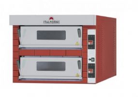 Four à pizza gamme TEKNO 2 chambres 8 pizzas