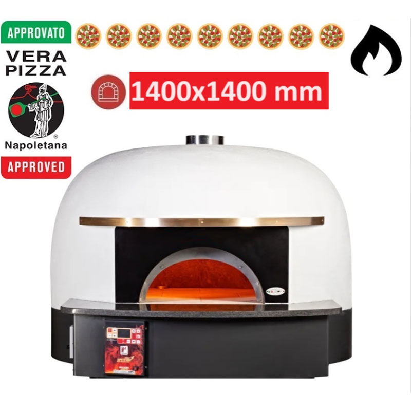 Four à pizza Napolitain Gaz 9 pizzas 140x140 VALORIANI Restauration