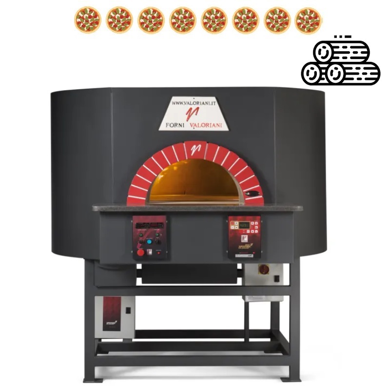 Four à pizza rotatif 8 pizzas Ø 32cm