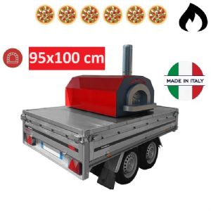 Four à pizza rotatif gaz Trailer
