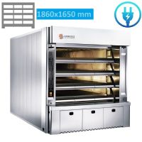 Four a sole électrique 12 Bouches de 62 - L 186 x P 165