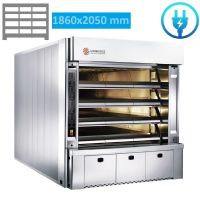 Four a sole électrique 12 Bouches de 62 - L 186 x P 205