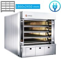 Four a sole électrique 12 Bouches de 62 - L 186 x P 245