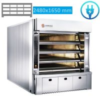 Four a sole électrique 12 Bouches de 62 - L 248 x P 165