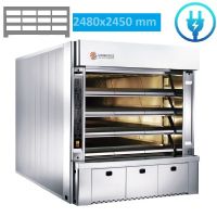 Four a sole électrique 12 Bouches de 62 - L 248 x P 245