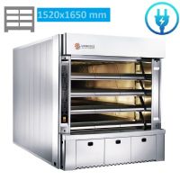 Four a sole électrique 6 Bouches de 76 - L 152 x P 165