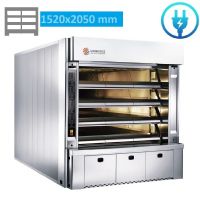 Four a sole électrique 6 Bouches de 76 - L 152 x P 205