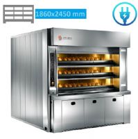 Four a sole électrique 9 Bouches de 62 - L 186 x P 245