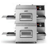 Four à tunnel électrique ventilé Double Tapis 45CM