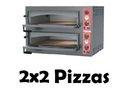 Four électrique 2x2 Pizzas