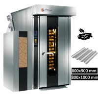 Four rotatif à granulé de bois ROTOR VORTEX 800x1000 