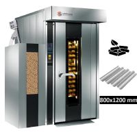 Four rotatif à granulé de bois ROTOR VORTEX 800x1200 