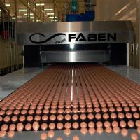 Four tunnel à convoyeurs à chaînes Gaz / Fioul