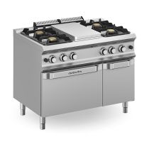 Fourneau à Gaz 4 Feux avec Plaque de Mijotage