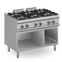Fourneau a gaz 6 x 5,5kw feux magristra plus 700