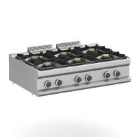 Fourneau a gaz 6 x 5,5kw feux magristra plus 700