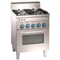 Fourneau électrique 4 feux avec four et grill