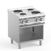 Fourneau Électrique 4Plaques Rondes sur Baie Libre