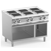 Fourneau électrique 6plaque CARRÉES SUR BAIE LIBRE