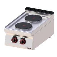 Fourneau électrique à poser 2 feux 40