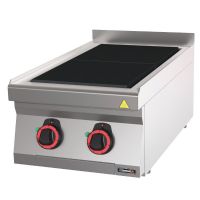 Fourneau électrique à poser 2 plaques coup de feu 40