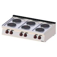 Fourneau électrique à poser 6 feux 120