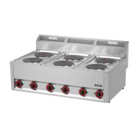 Fourneau électrique à poser 6 feux T 99