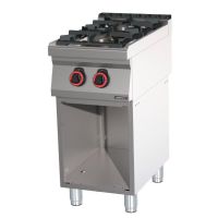 Fourneau gaz 2 feux avec soubassement HP 40