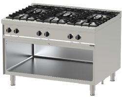 FOURNEAU GAZ 6 FEUX 46.5 KW