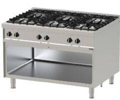 FOURNEAU GAZ 6 FEUX 60KW