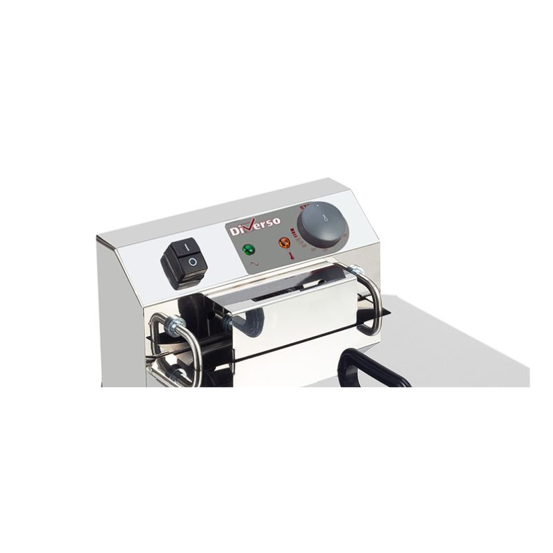 Friteuse électrique - 10 l - 3000 W - Robinet de vidange - Royal Catering