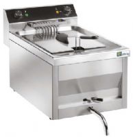 Friteuse electrique avec robinet de vidange 12L