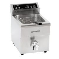 Friteuse à induction avec vanne de vidange 8 litres