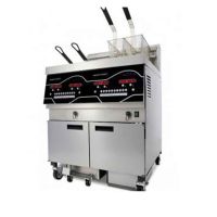 Friteuse électrique professionnelle 2 cuves 14 L