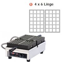 Gaufrier- 4x6 Liège AA
