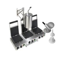 Gaufrier à cornet de glace Triple 180 pièces/h