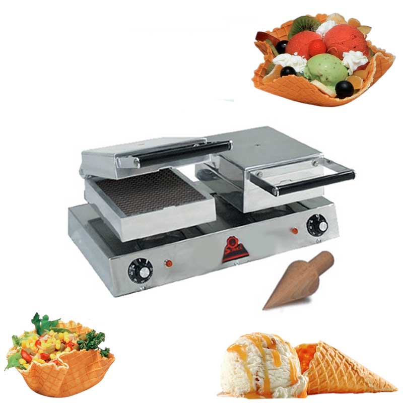 Gaufrier à cornets de glace Double - SNACKY CÔNE