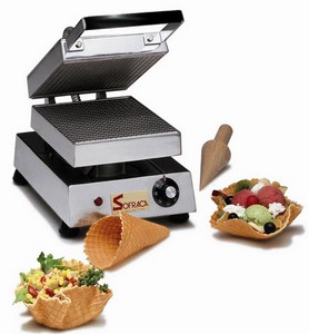 Gaufrier pour cornet de glace