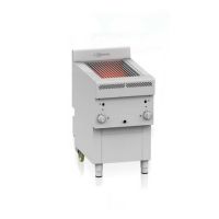 Gril professionnel à gaz inox compact