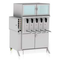 Gril vertical électrique 5 broches inox