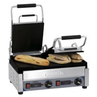 Grill Panini double Premium Lisse - Lisse avec minuteur