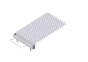 GRILLE EN INOX  300x510 mm