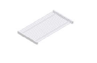GRILLE EN INOX POUR GGSD 300x555 mm
