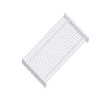 GRILLE FIXE EN INOX 300x560 mm