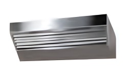 Hotte en inox avec moteur