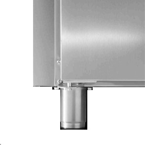 kit 4 pieds d'excursion réglables en inox