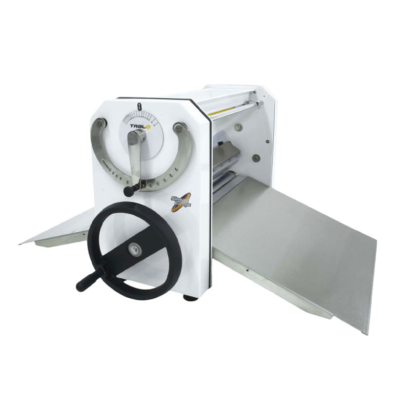 Machine à Pâte Pliable Manuelle - Laminoir Réglable 10 à 55 Niveaux D'épaisseur - Pour Pizzas, Croissants, Pâtes Feuilletées - Modèle RS201
