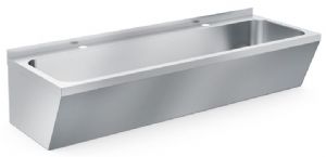 LAVABO DOUBLE EN ACIER INOX 1200X425X165MM