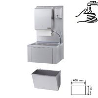 lave-mains À commande fémorale accessoires en inox